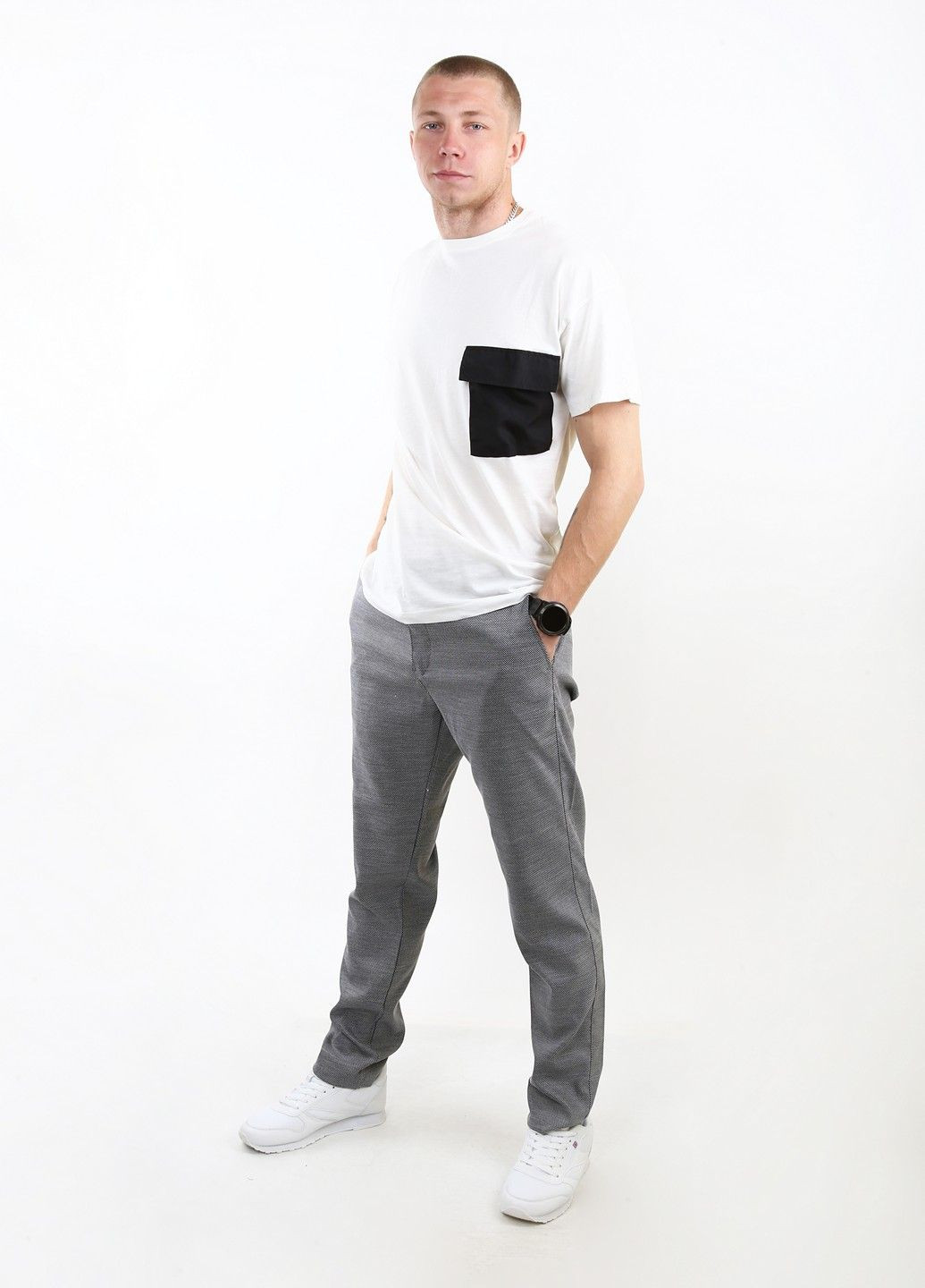 Серые демисезонные брюки Mtp