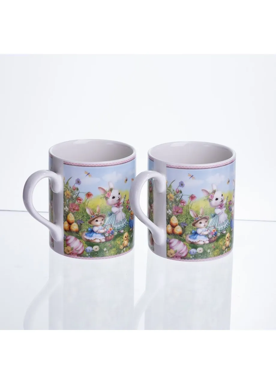 Набір чашок порцелянових Rabbit Family 220 мл 2шт HP-7323-8 Yiwu (382784520)