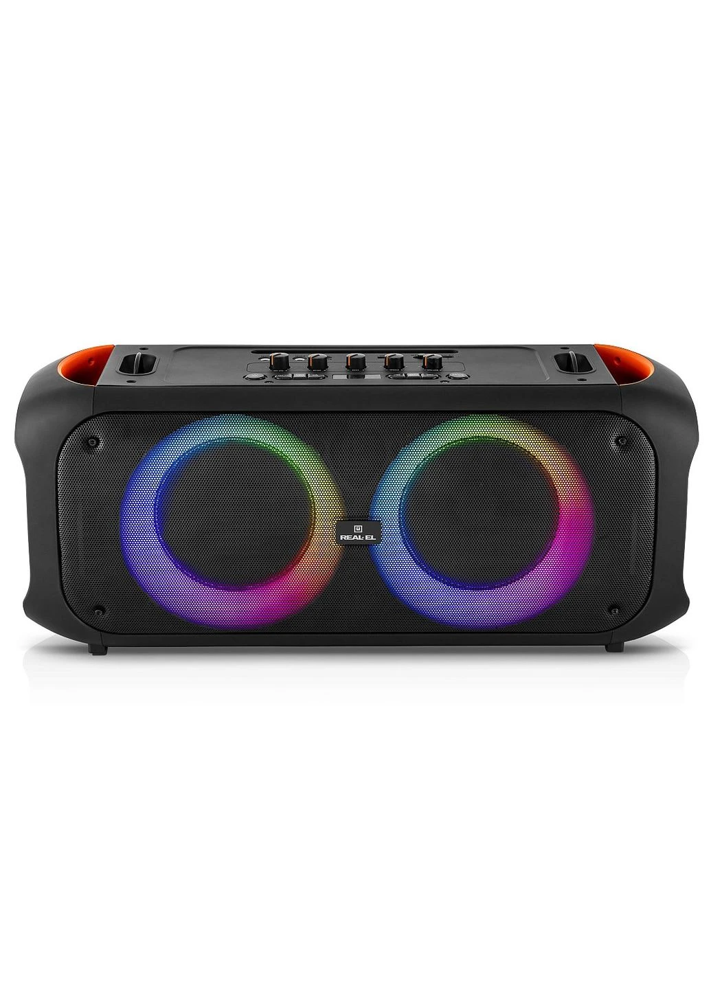 Портативна колонка X795 Boombox 70W Bluetooth, Echo Karaoke, TWS, RGB, Black Real-El (382949829)