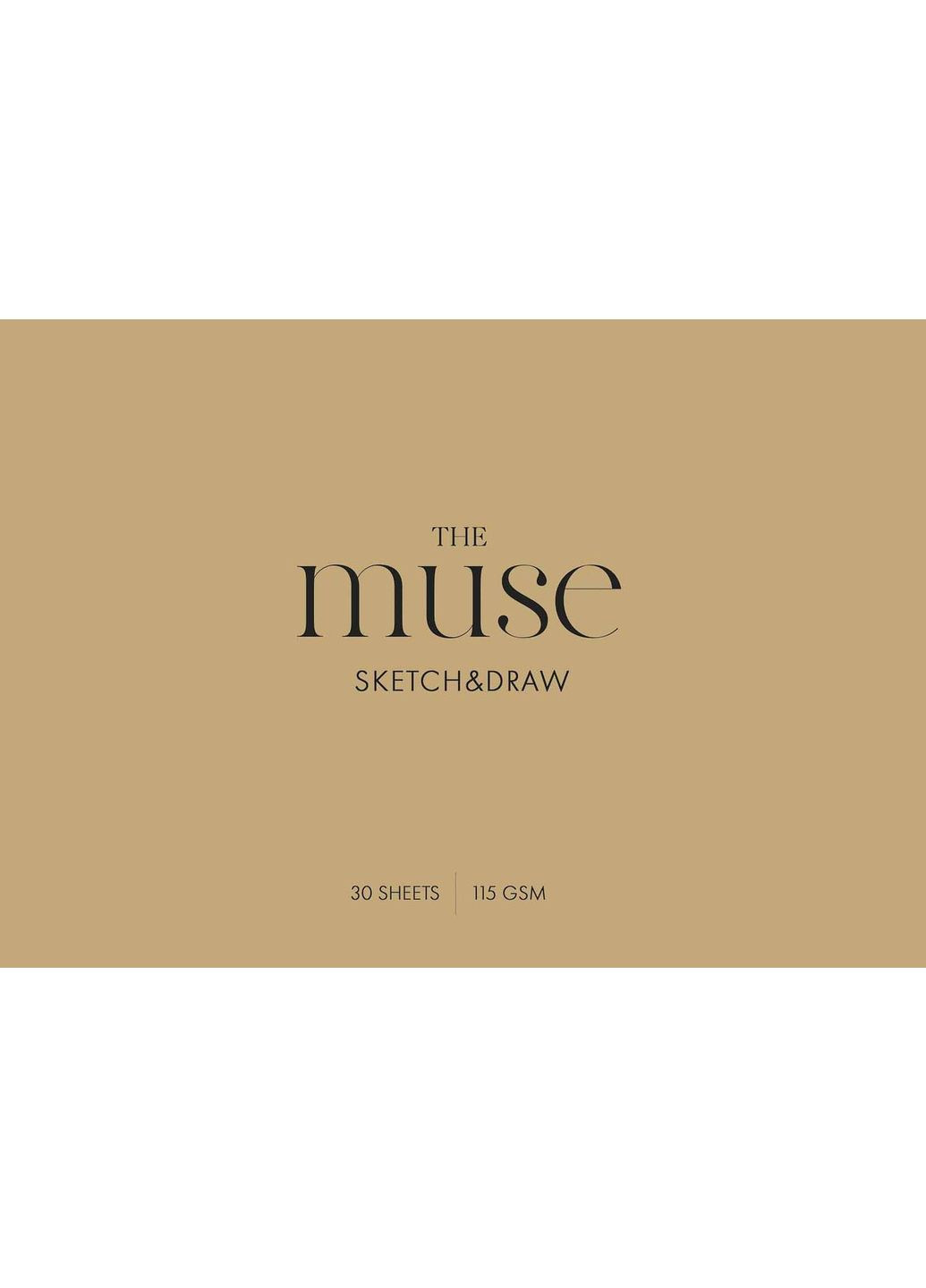 Скетчбук А4/30арк. " " /PB-GB-030-311/ КРАФТ обкл., склейка гор., 115г/м2 (9/54) Muse (370597353)