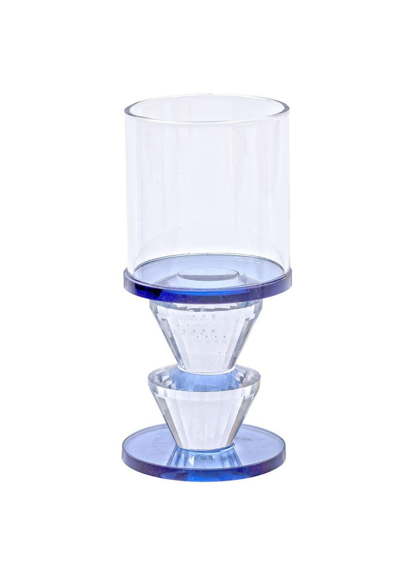 Подсвечник стеклянный 6×13 см на одну свечу подсвечник бокал на ножке декоративный HP-4-20M Yiwu (369142858)
