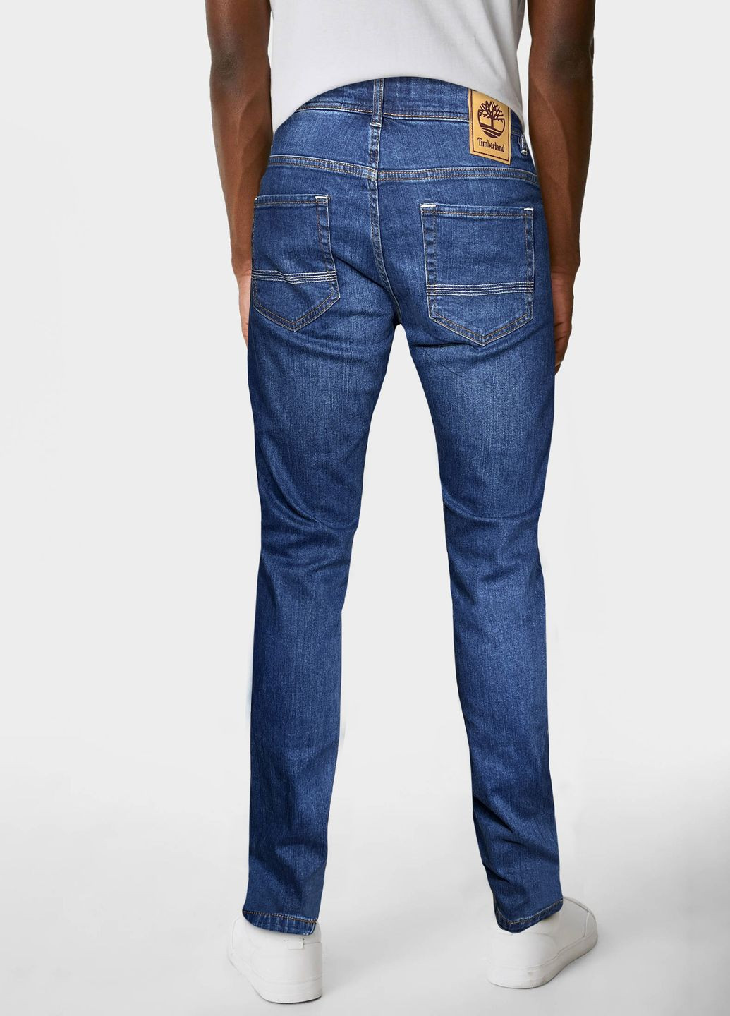Синие демисезонные джинсы regular Timberland