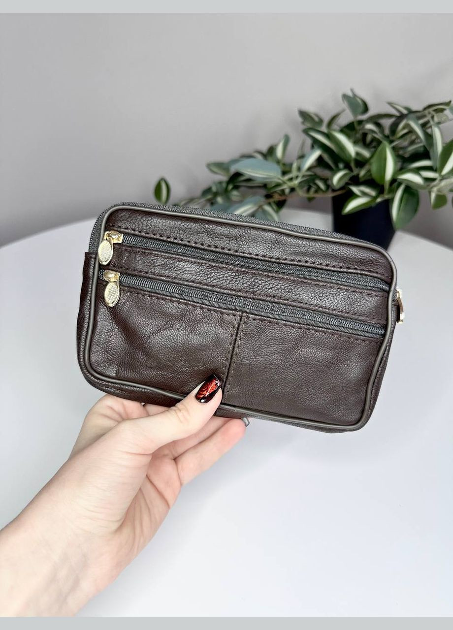 Женский мягкий кошелёк из натуральной кожи бескаркасный Classic (315623022)