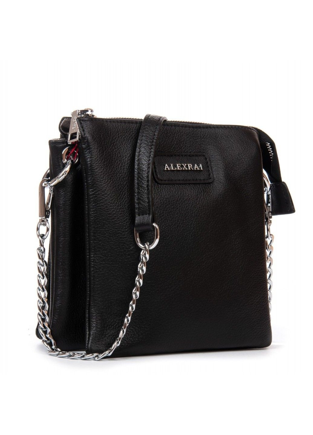 Женская кожаная сумка классическая 97006 black Alex Rai (293765287)