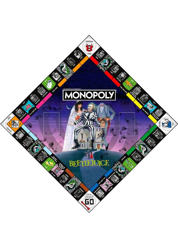 Настольная игра Monopoly UK: Beetlejuice (WM03321-EN1-6) Winning Moves (332613682)
