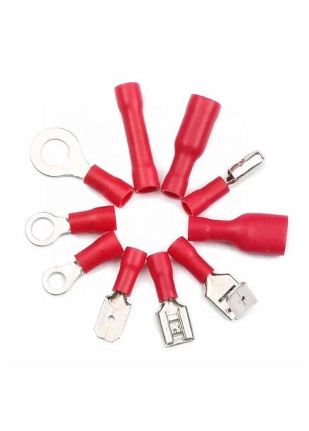 Набор обжимающих клемм 720 штук с изоляцией для соединения проводов, три цвета: красный, желтый, синий Lemanso (357494852)