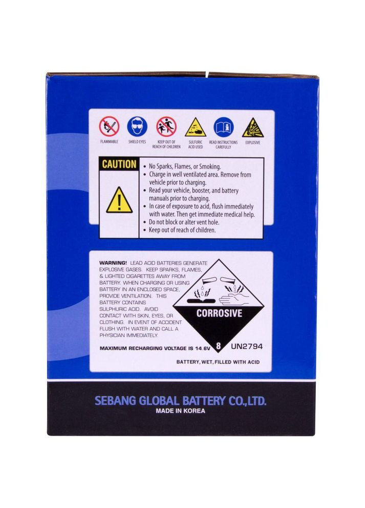 Автомобильный аккумулятор Japan 6СТ-60Ah Аз 520A (CCA) SMF 65D23R Rocket (349807246)