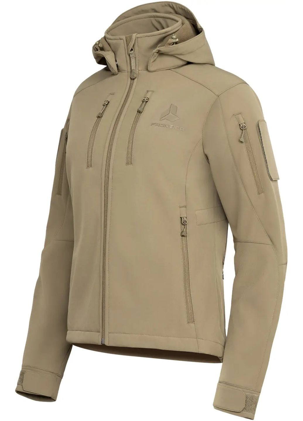 Оливковая демисезонная куртка frontier ermine w softshell olive No Brand