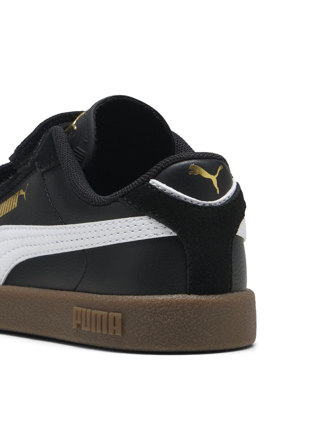 Черные детские кеды club ii era sneakers kids Puma