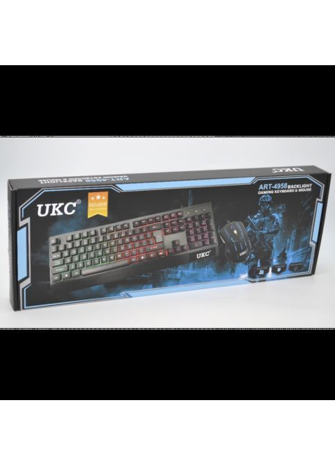 Русская проводная клавиатура + мышка M710 с подсветкой MDR UKC (371793821)