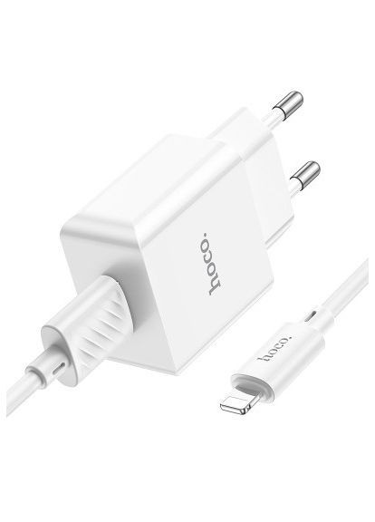 Зарядное устройство для (6931474783899) Hoco C106A charger set(iP) White (370014483)