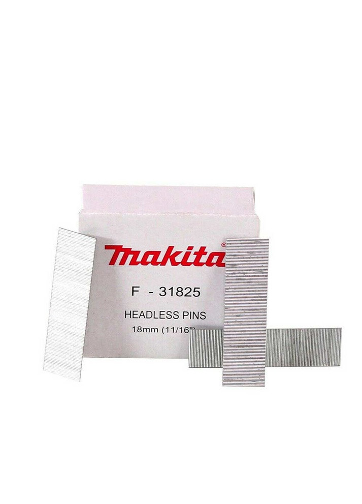 Оздоблювальні цвяхи F31825 (18 мм, 23GA, 10000 шт) без шляпки для DPT351, DPT353 (7950) Makita (263434036)