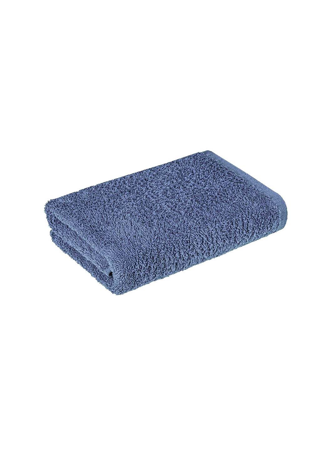 Полотенце махровое 40х70 см 430 г/м2 Home Line однотонный серо-синий