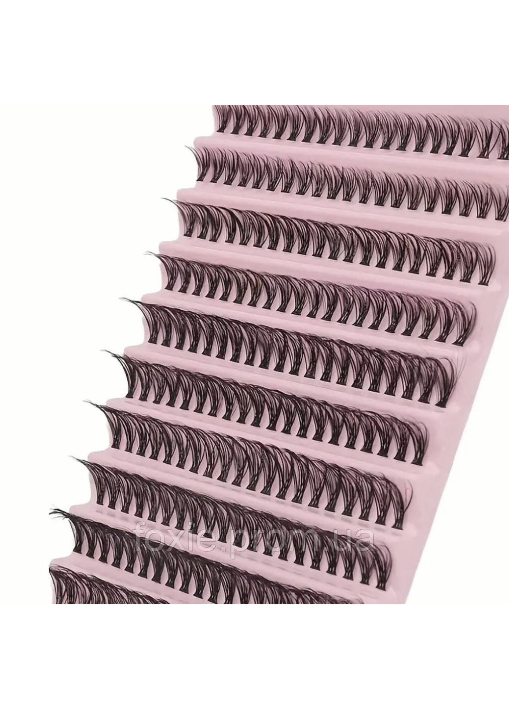 Накладные ресницы пучки 30D (3Д) для домашнего наращивания без клея и пинцета No Brand (370589894)