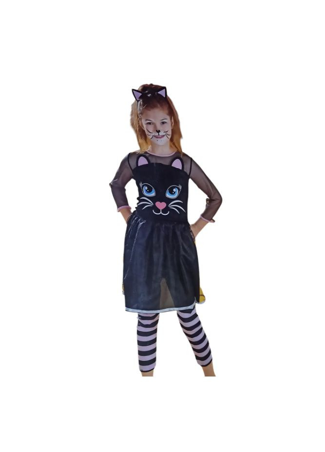 для Хэллоуин для девочки Котик М разноцветный Jannet Костюм (357205564)