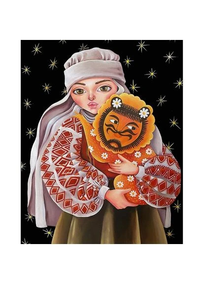 "Go to art" /177072/ "Берегина культуры" 21*25 см на карте 5D Алмазна мозаїка (392426895)