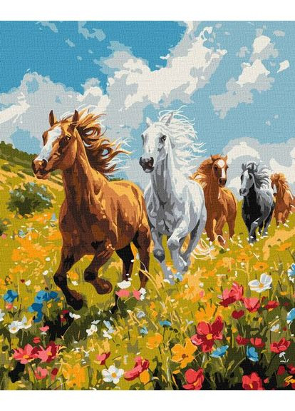 Картина за номерами - Польова гармонія ©art_selena_ua 40х50 см IDEYKA (362203659)