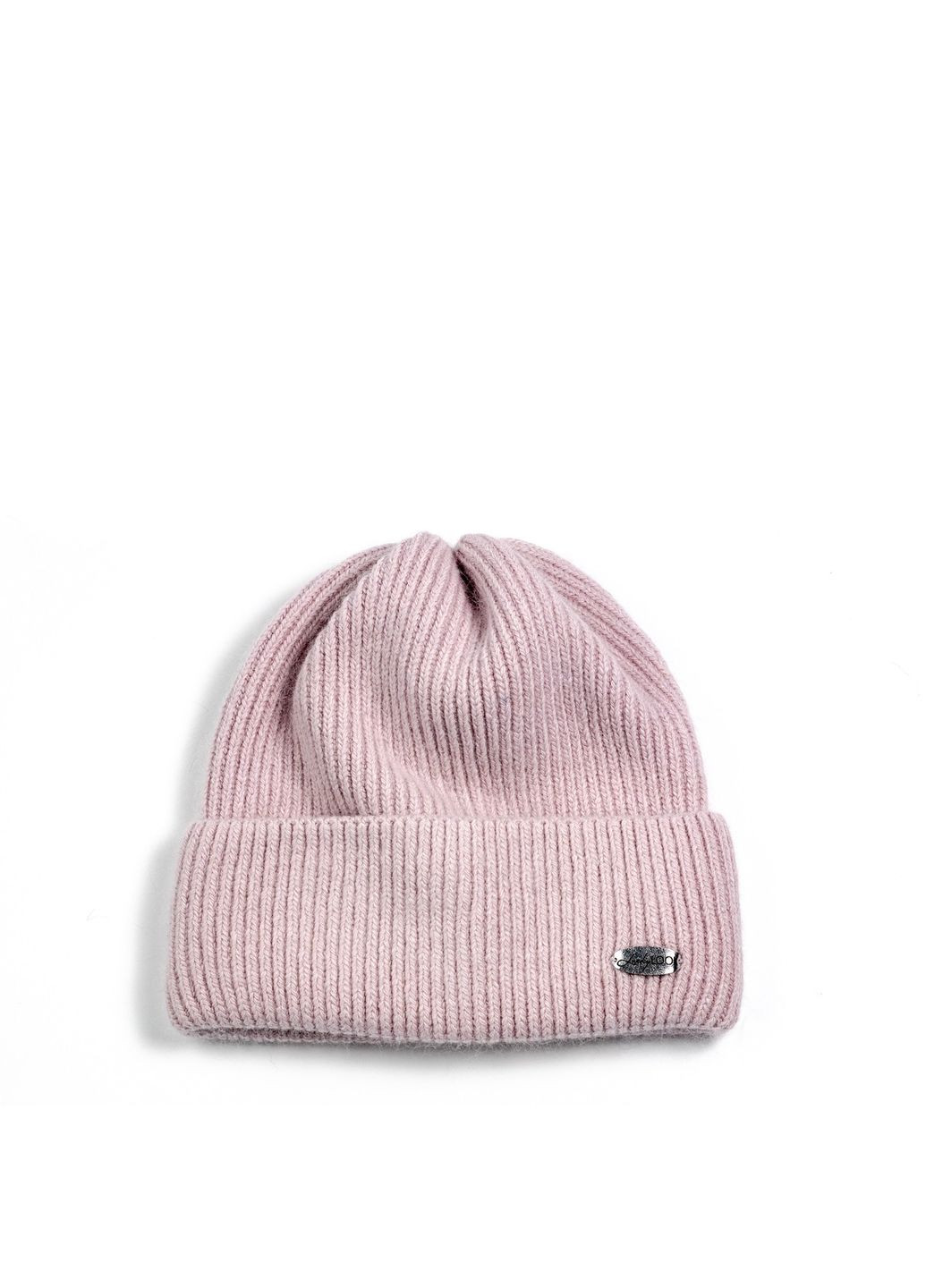 Шапка біні жіноча вовна рожева ІЛАРІЯ LuckyLOOK 564-633 (322793005)
