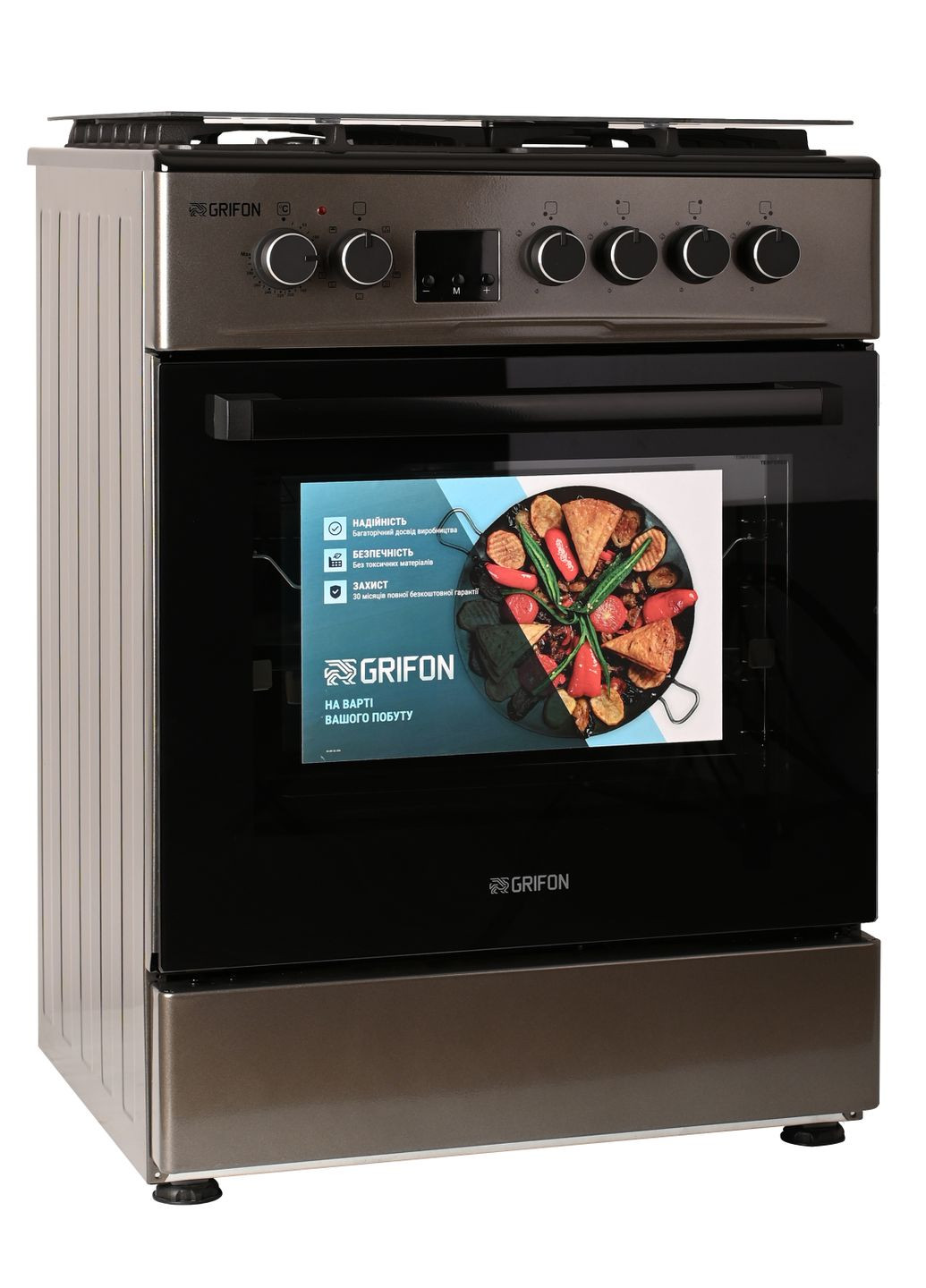 Комбинированная (газ+электро) плита c643acawtgbd3 Grifon