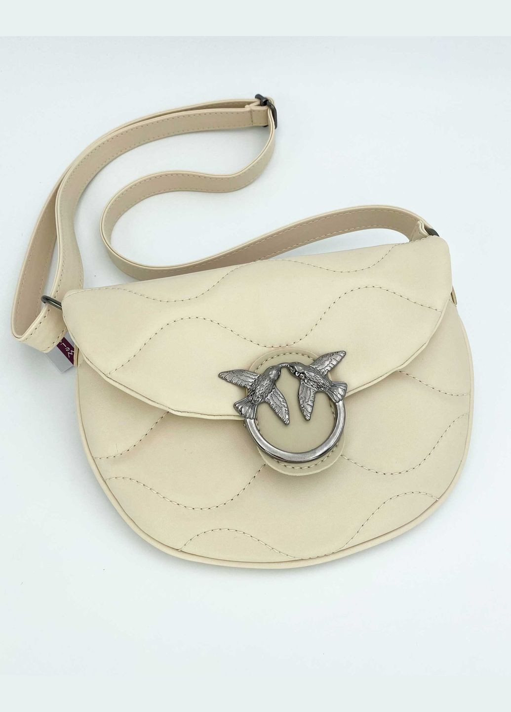 Сумка женская серая компактная из экокожи Джасти (znocha-sumka-dzhast) WeLassie (342199390)