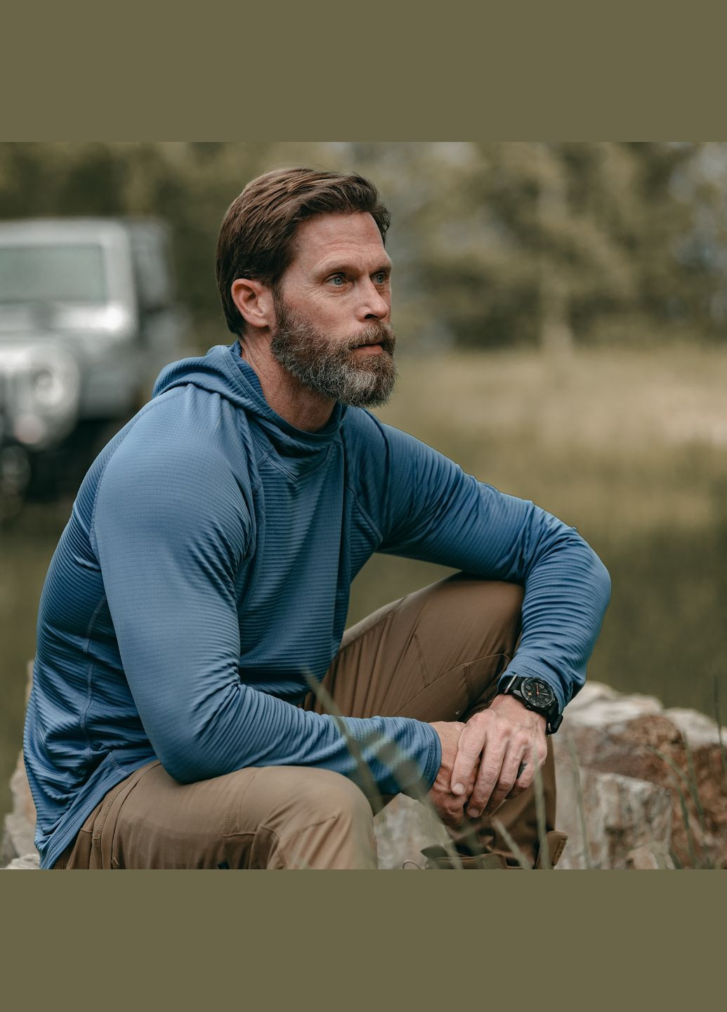 Термореглан Stratos Long Sleeve Hoodie Major Brown 5.11 Tactical (315822880)