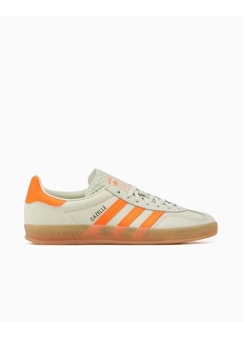 Кросівки Gazelle Indoor Linen Green Solar IF6982 adidas комбіновані всесезони (387413243)