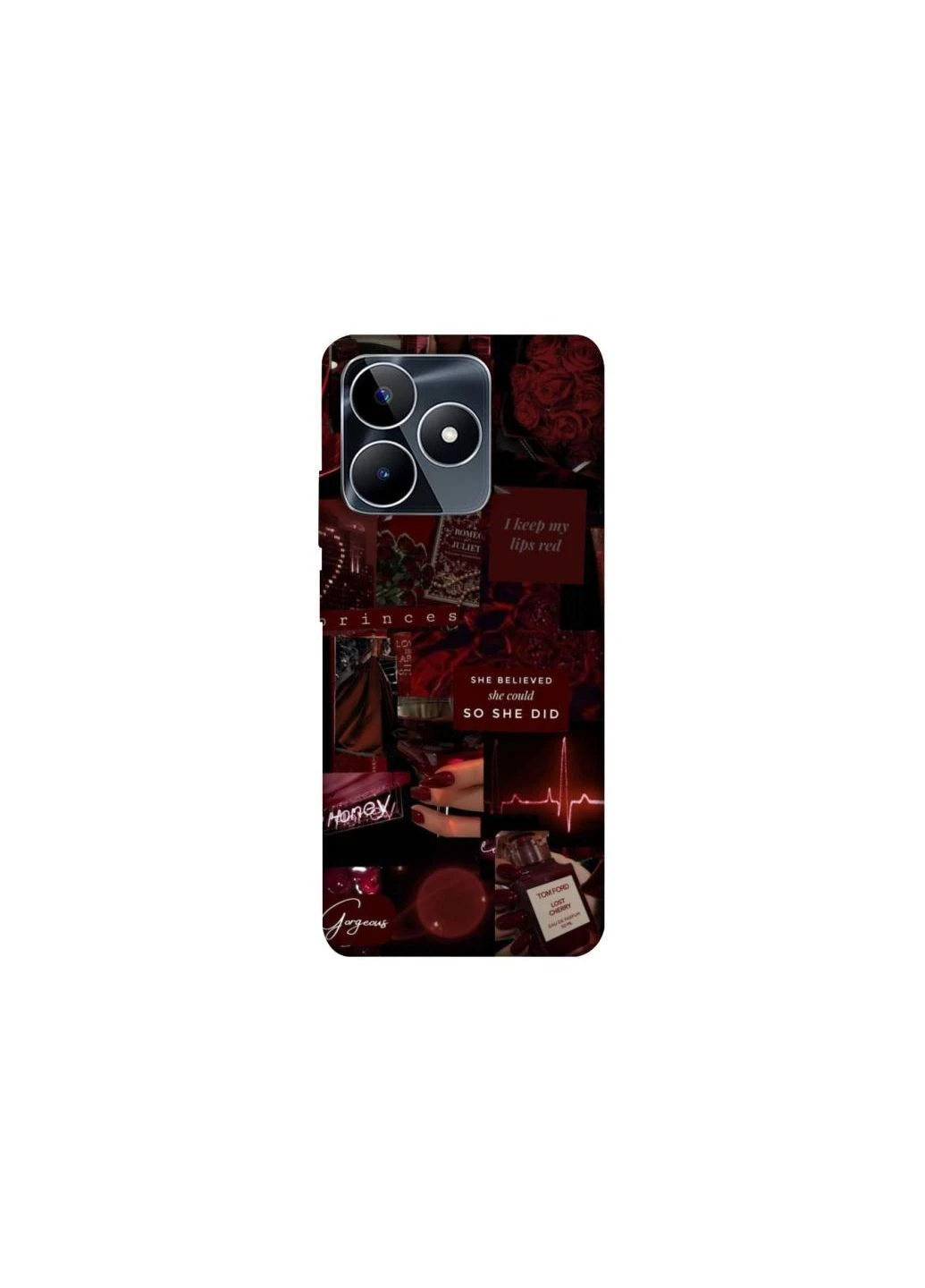 Чохол на Realme C53 Hot collage ver.2 Frontalka (379673469)