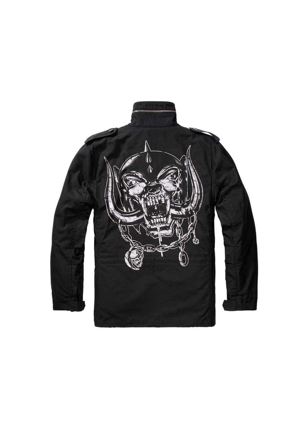 Чорна демісезонна куртка Brandit