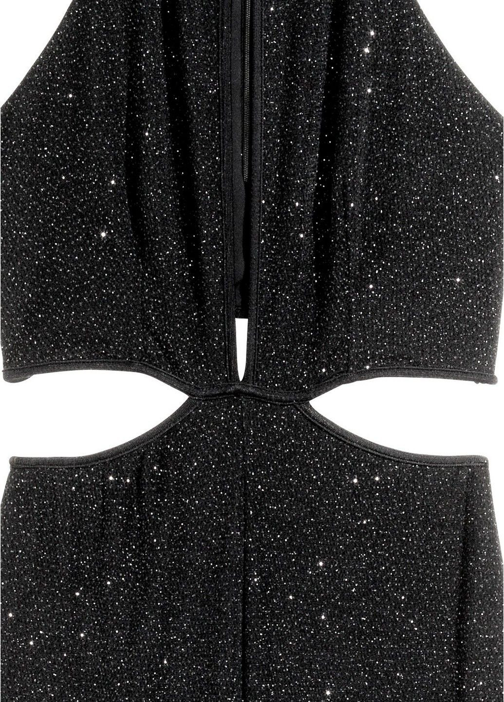 Комбінезон H&M однотонний чорний відвертий