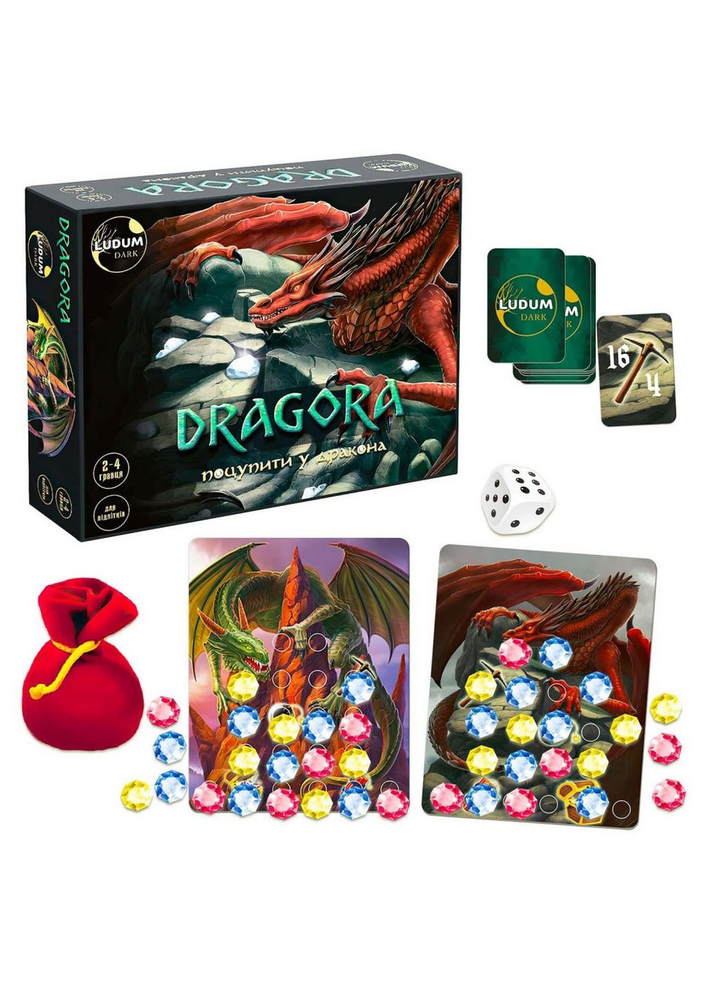 Гра настільна "Драгора" для підлітків 20х25х7 см Ludum (289363329)