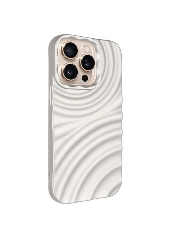 Чехол TPU MonoWave для iPhone 14 Pro Max 6.7" светло-серый усиленные углы No Brand (402060563)