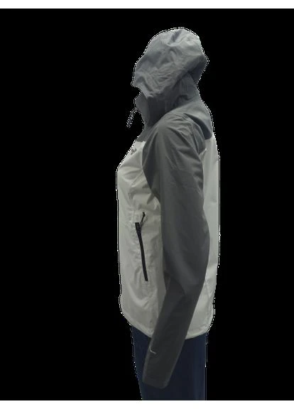 Спортивная кофта, на молнии, Бело-серый, размер S The North Face slim fit (370442549)