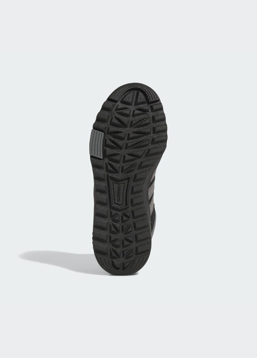 Черные спортивные осенние ботинки hoops 4.0 mid kids adidas