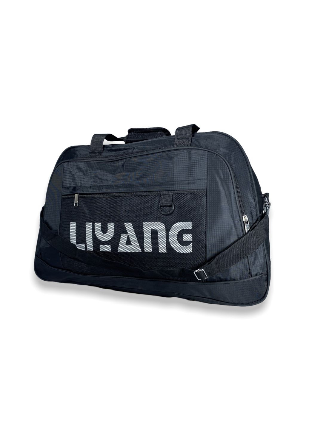 Дорожня сумка 52 л одне відділення додаткова кишеня розмір: 60*40*22 см чорна Liyang (266912154)