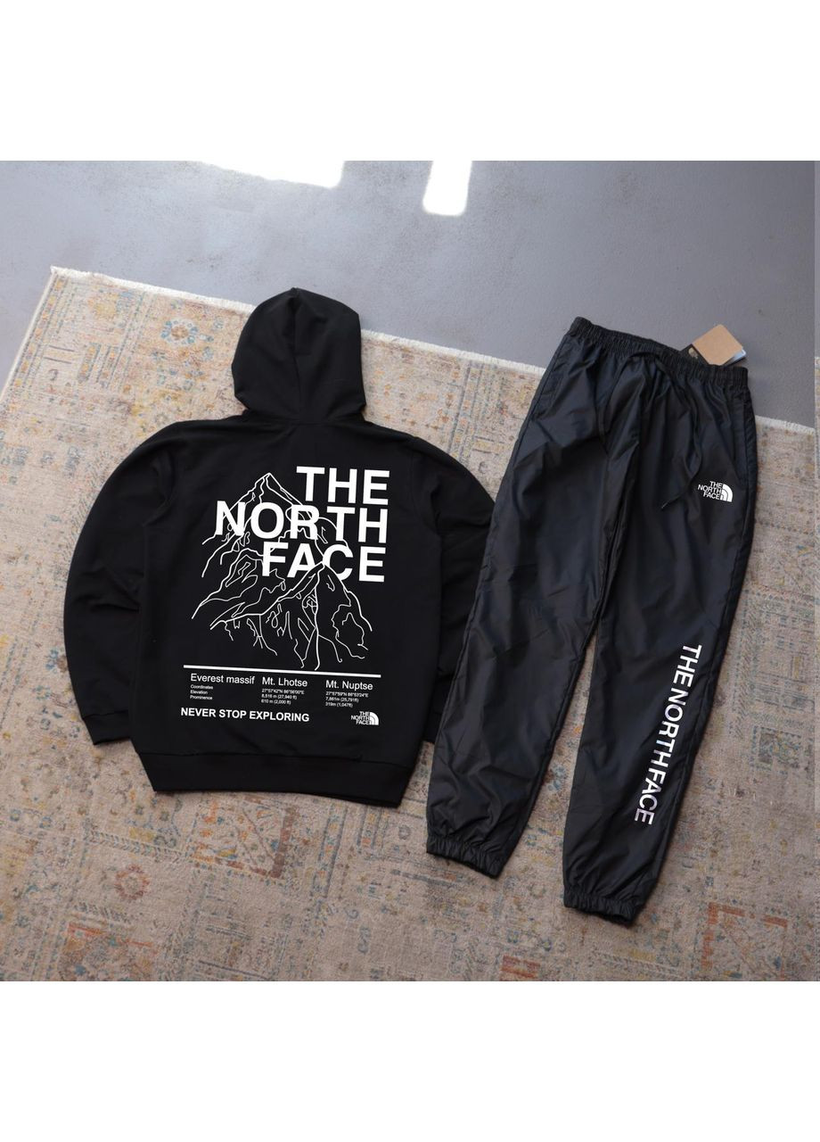 Черный демисезонный костюм ntf двунитка турция,брюки и тощие Україна