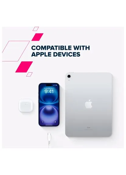 Дата кабель (CNS-CC100SC12W) Canyon USB-C to USB-C 1.2m CC100SC 100W White (388711315)