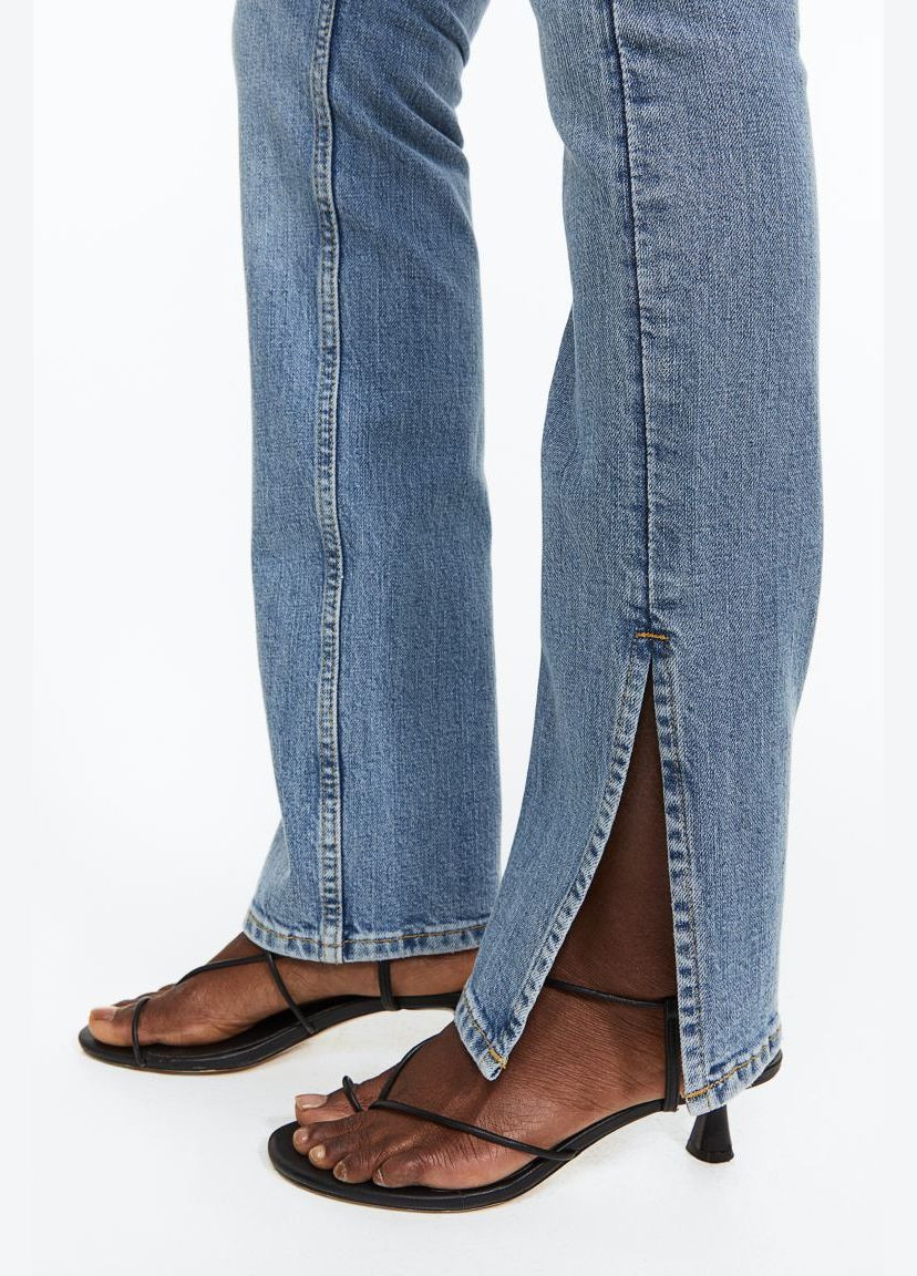 Джинси із завищеною талією H&M - (346390525)