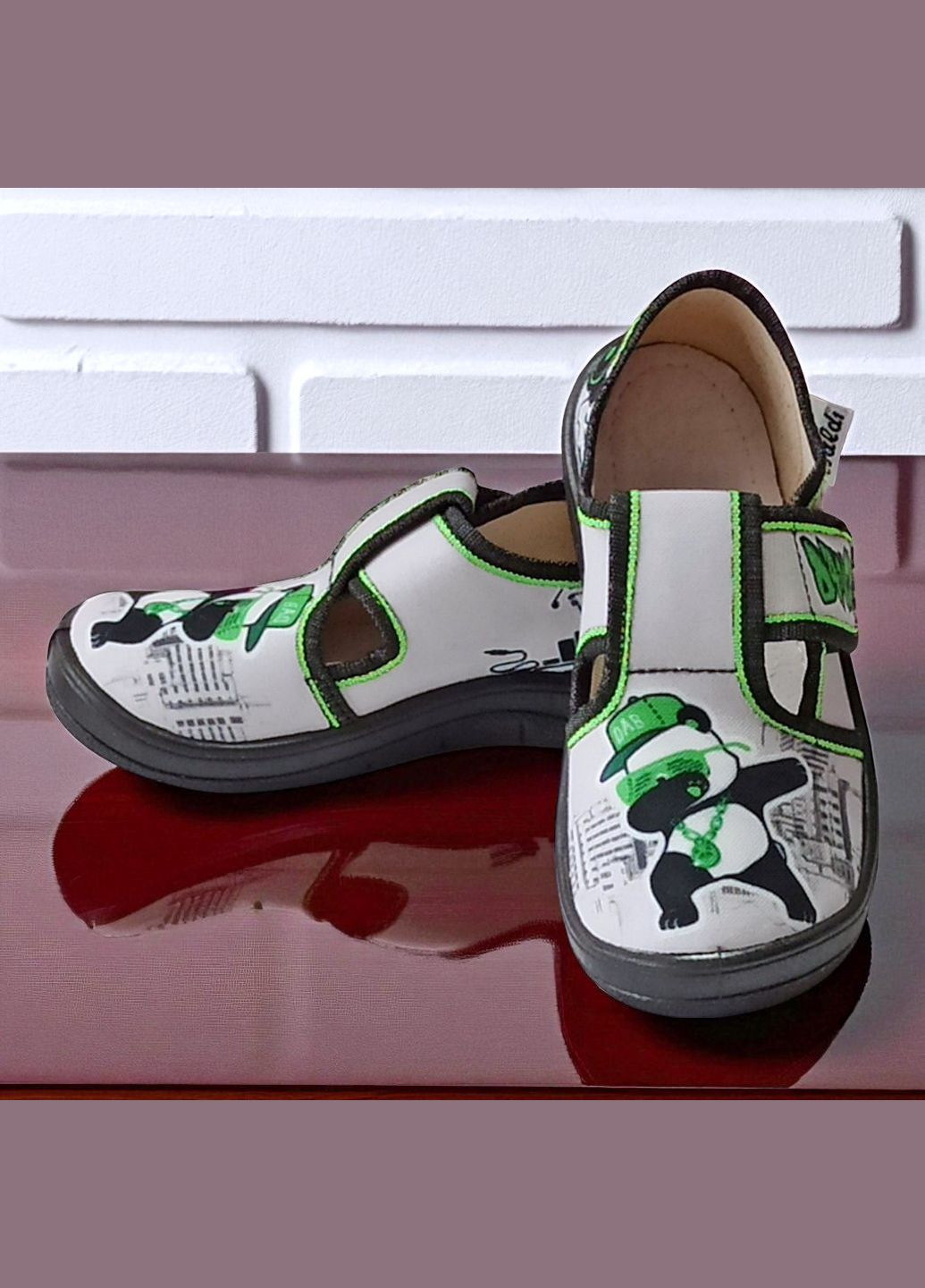 Ортопедичні тапочки на липучці капчики для хлопчика змінне взуття в садок змінка Валді Waldi (340401540)