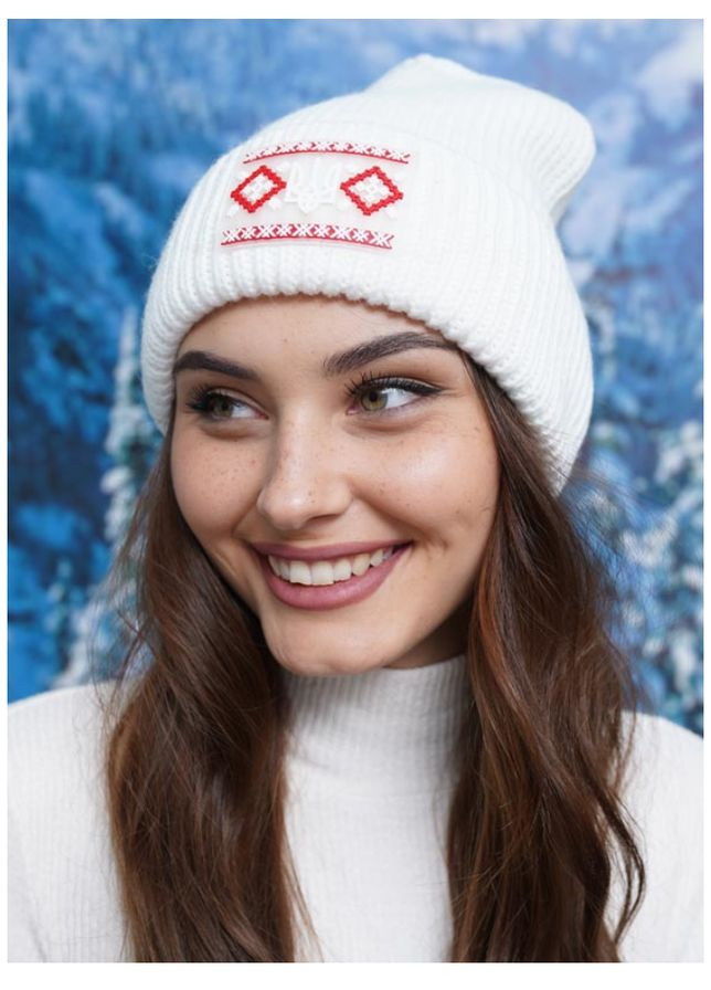 Шапка вязаная женская Braxton Вишиванка (308252784)