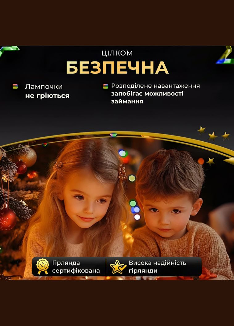 Гірлянда Роса нитка 1000 LED довжина 100 м з пультом від мережі зелена нитка, мультиколор GarlandoPro 1000L100MGML (306459737)