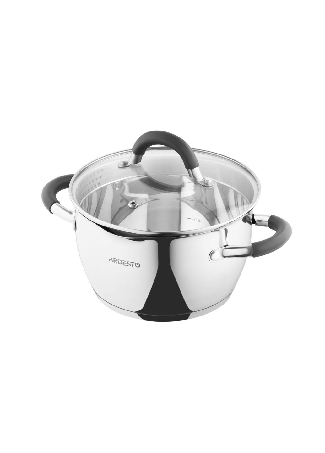 Каструля з кришкою Gemini Livorno AR-1923-GS 18 см 2.3 л Ardesto (348133602)