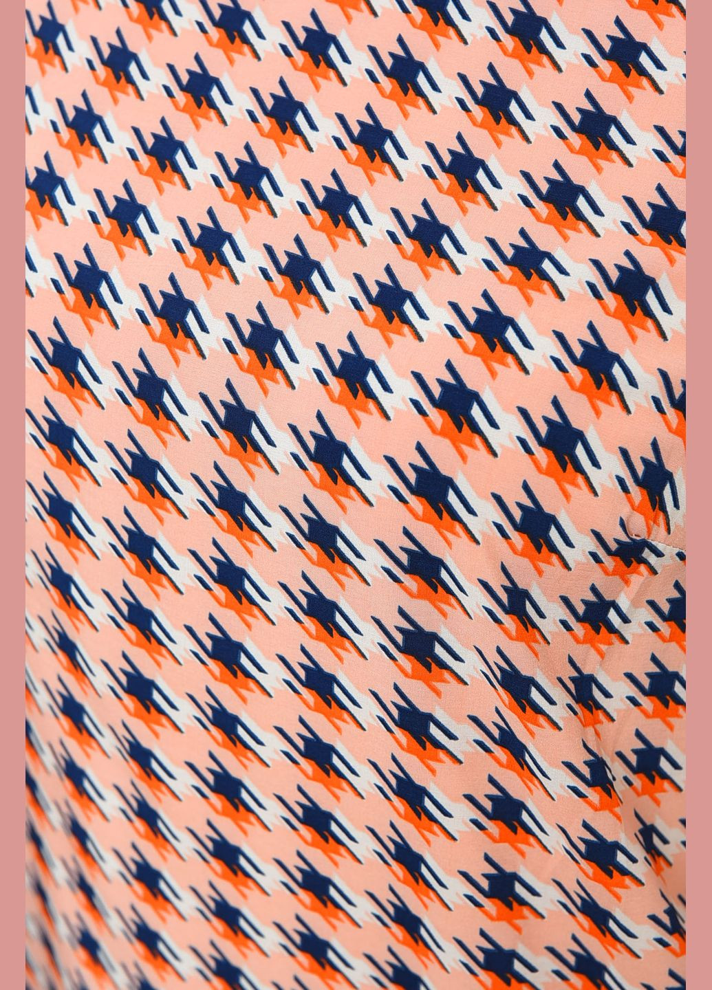 Помаранчева повсякденний сукня жіноча помаранчевого кольору з принтом силуетна Let's Shop однотонна