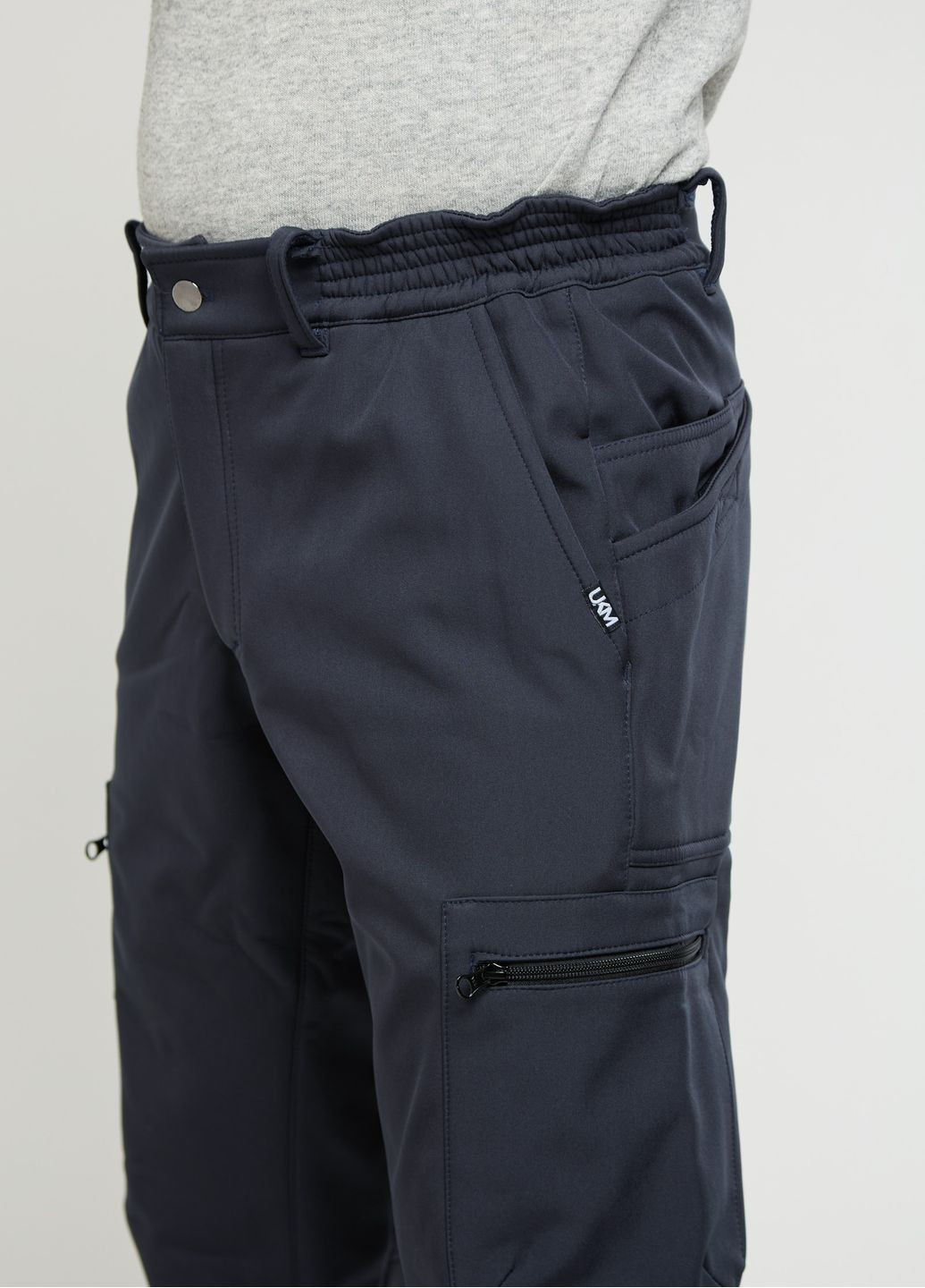 Штани чоловічі темно-синій UKM Softshell 2.0 (367055500)