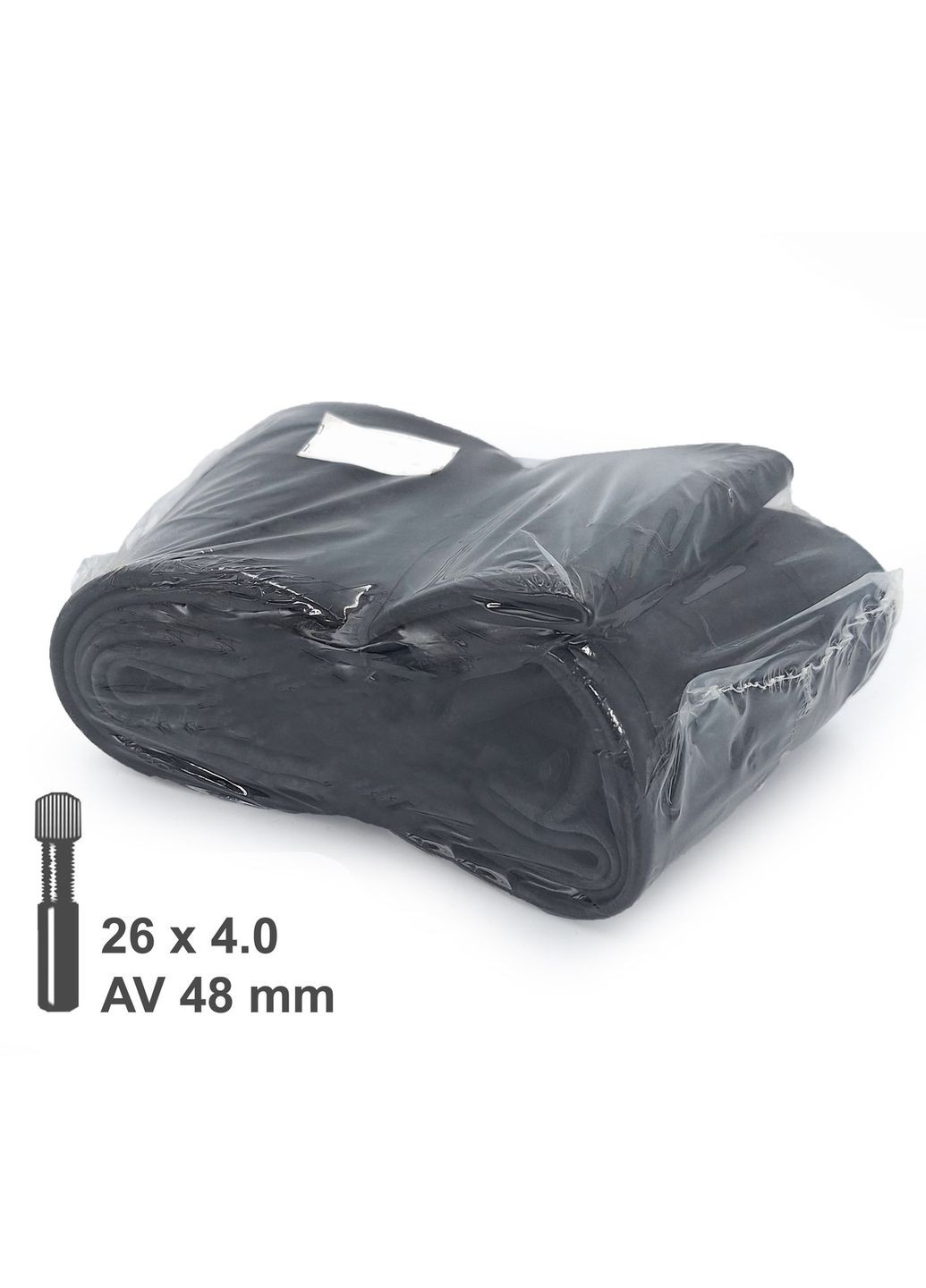 Камера велосипедная CS 26x4.0 прямой ниппель AV 48 мм фет-байк (G0001794) C&S (355802666)