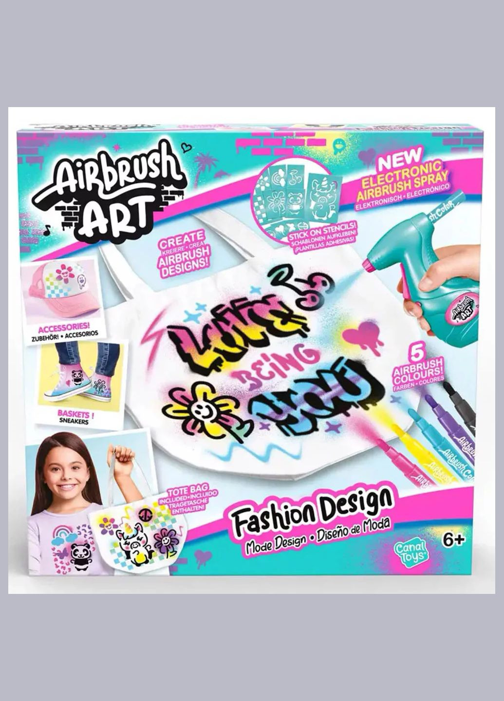 Набір для творчості DIY Airbrush Дизайнер (AIR016) Canal Toys (331164125)