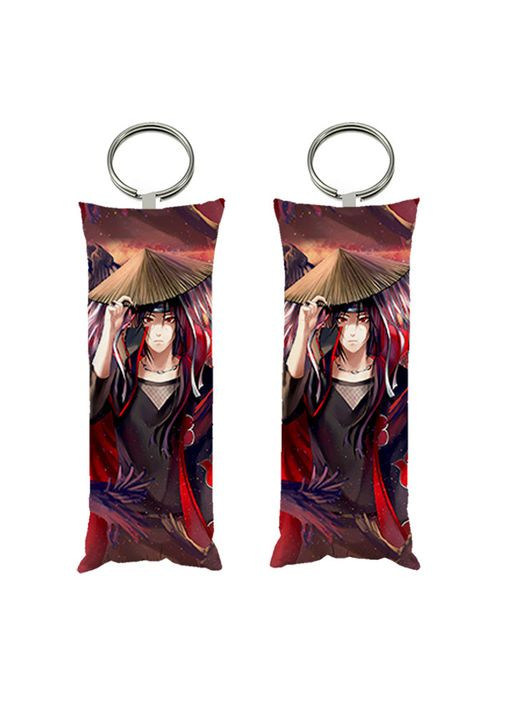 Брелок міні-дакімакура Ітачі аніме Наруто двосторонній 4х10 см (br0066) No Brand (327003872)