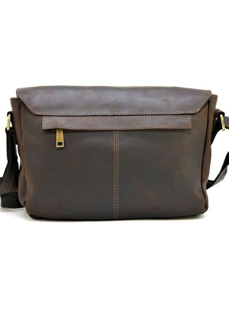 Сумка портфель через плечо для мужчин из натуральной кожи для документов А4 для ноутбука Светло-коричневый 40524 TARWA (361401018)