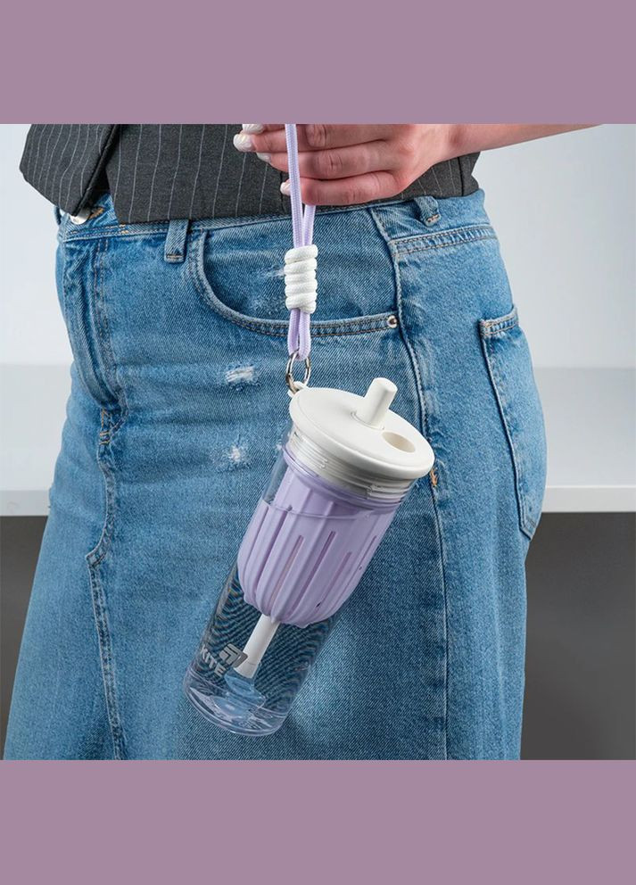 Стакан для воды 650 мл бело-лиловый K25-1219-2 Kite (350229989)