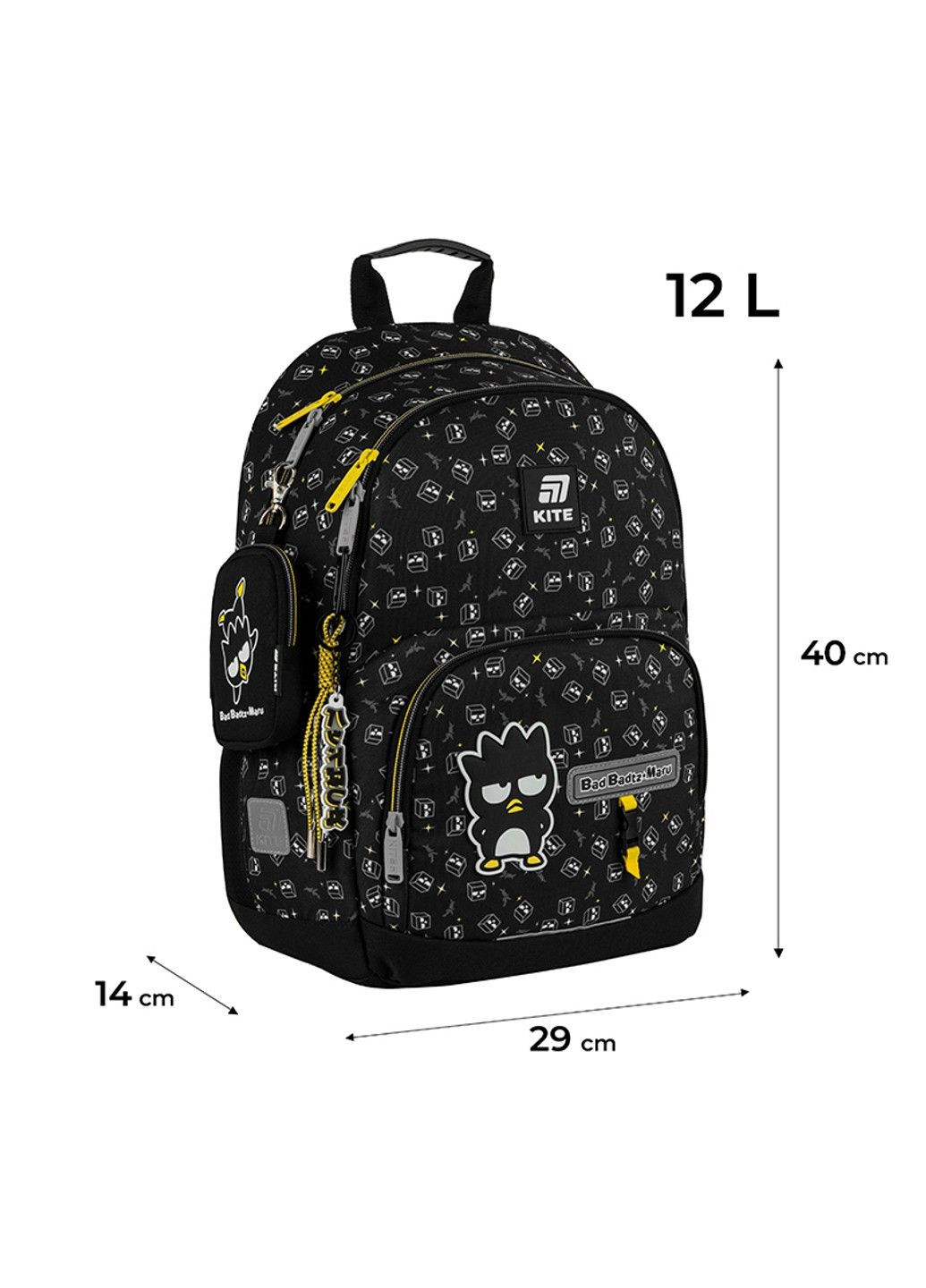 Рюкзак школьный Education Bad Badtz Maru HK25-585M-1 Kite (360534878)
