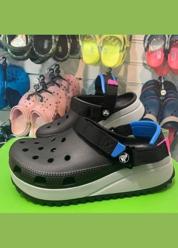 Цветные крокс хайкер клог платформа clog Crocs
